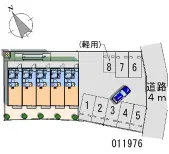 ★手数料０円★高崎市佐野窪町　月極駐車場（LP）